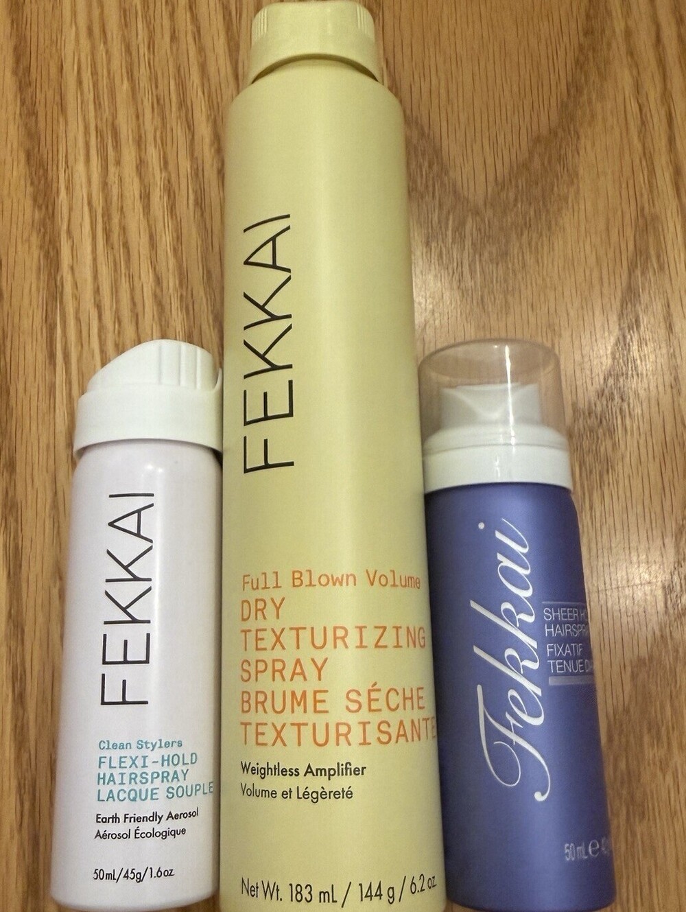 Fekkai Full Blown Volume Dry Texturizing Spray 6.2oz & Hairspray Mini Duo Set